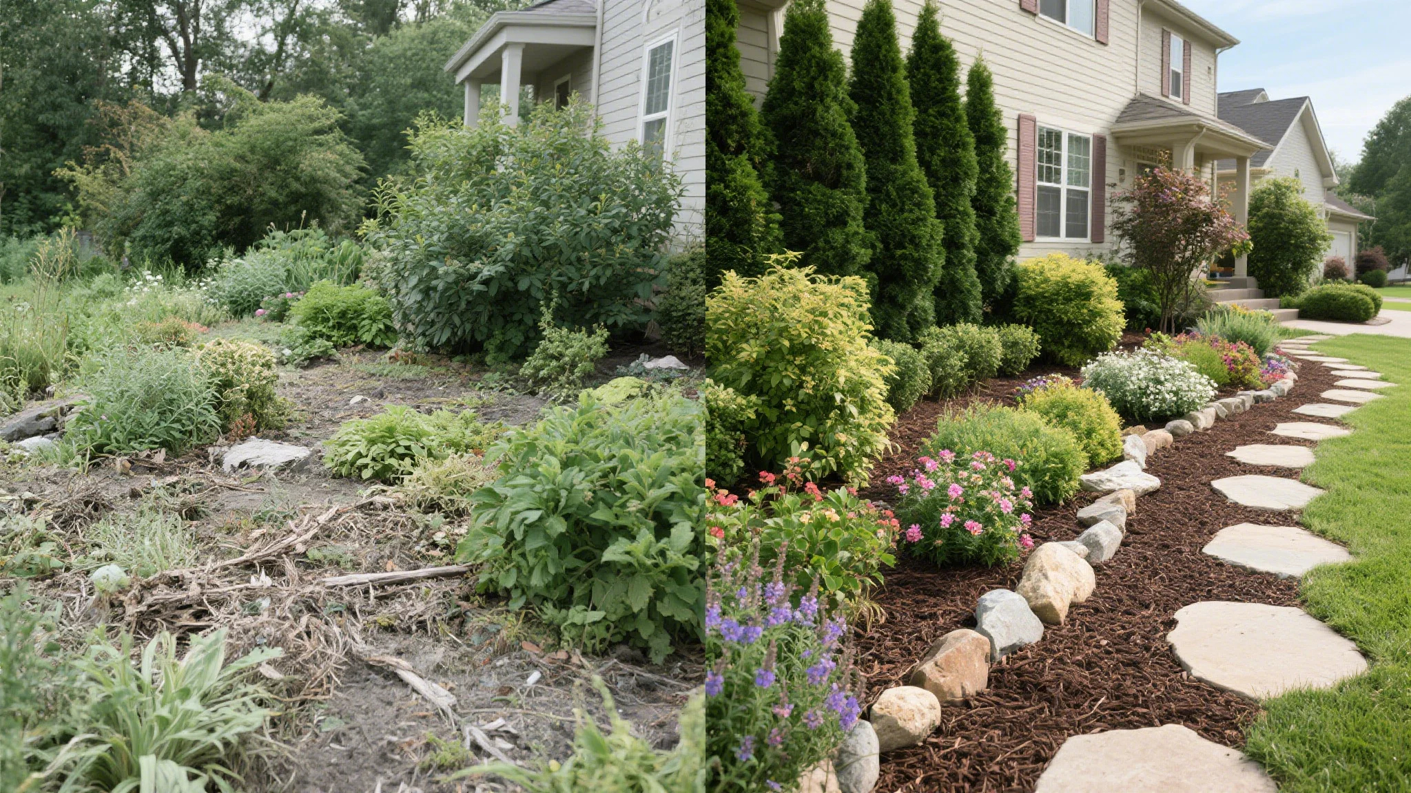 Garden Design - Before and After